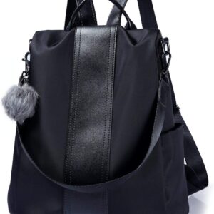 PINCNEL Women Backpack Purse Waterproof Nylon Anti-theft Rucksack Lightweight Shoulder Bag
